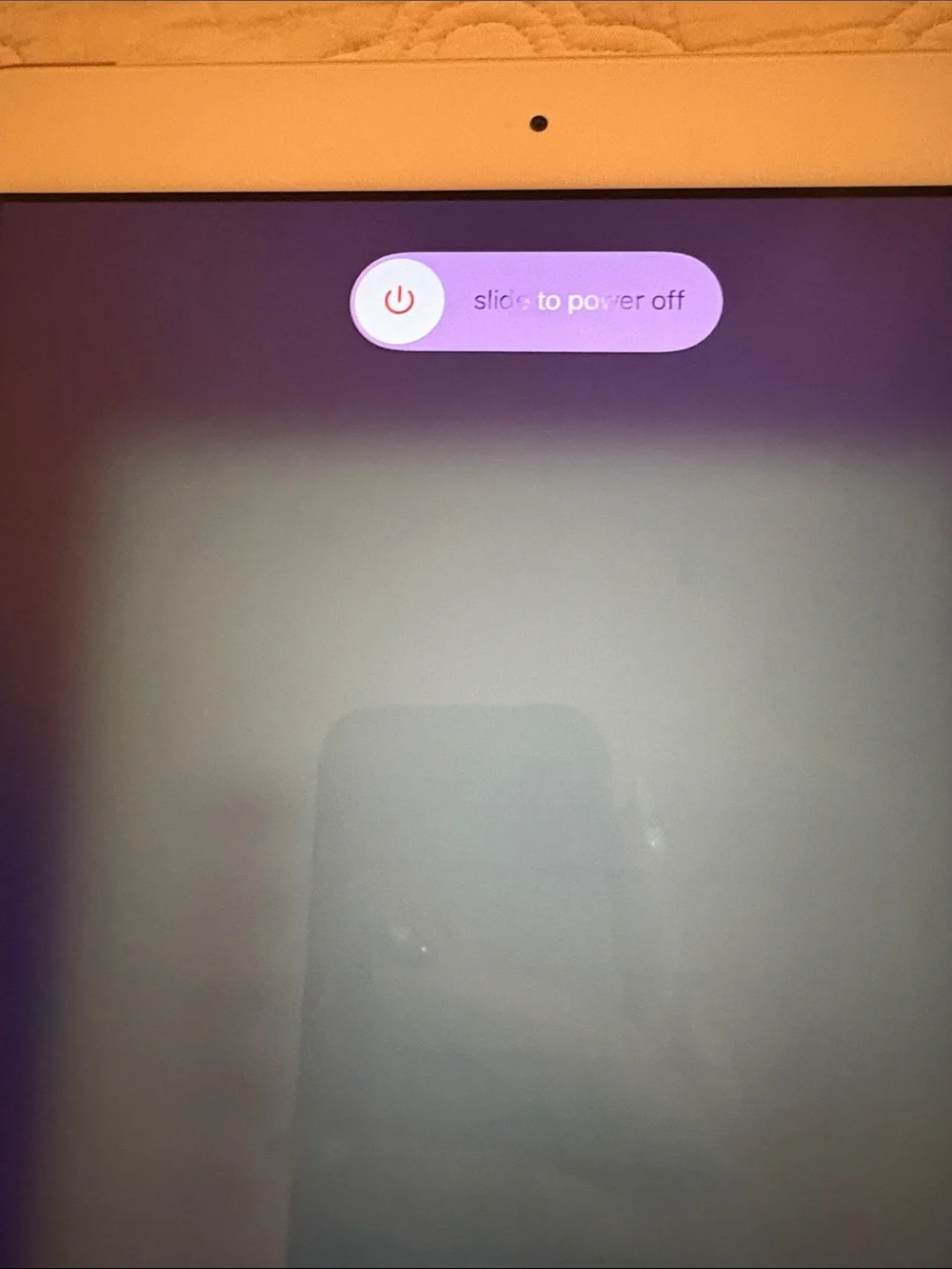 Apple iPad in 7th Gen Cellular White Front with Rose Gold Trim